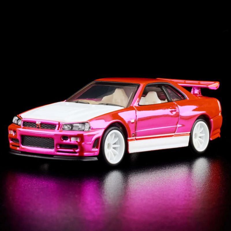 ミニカー Hot Wheels RLC Nissan Skyline GT-R (R34) HWCにてRLC限定の