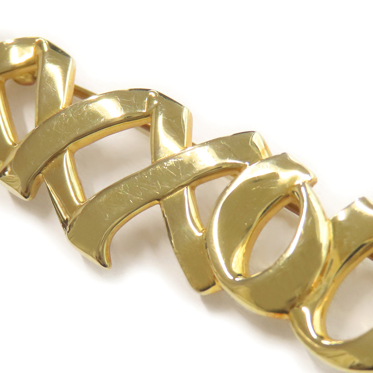 ティファニー Tiffany & Co ラブ＆キス ゴールド K18YG ブローチ 750