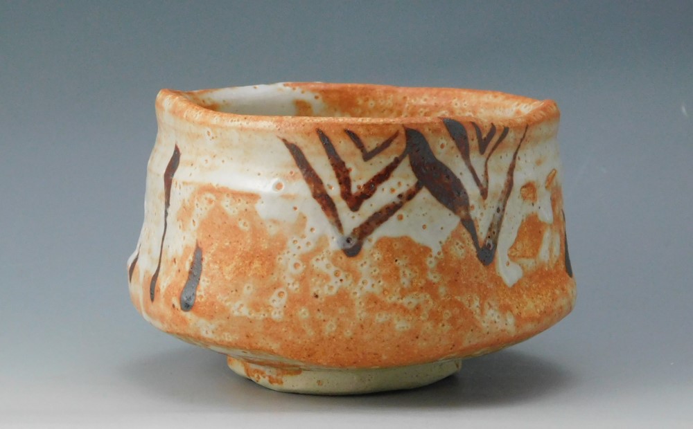 尋牛斎箱 加藤芳右衛門 絵志野茶碗 | いとう鳳凰堂古美術店