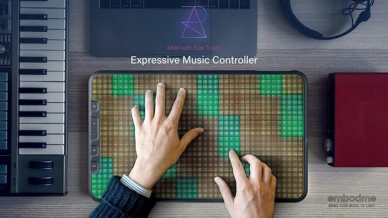 Erae Touch』MIDI 2.0対応のソフトシリコン・コントローラー - ハウス