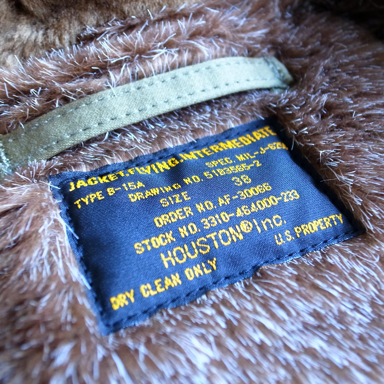 5503 B-15A FLIGHT JACKET ［HOUSTON］ ｜ HOUSTON-BOOK