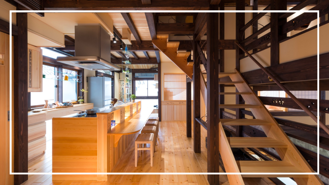 古民家風和モダンの家 |