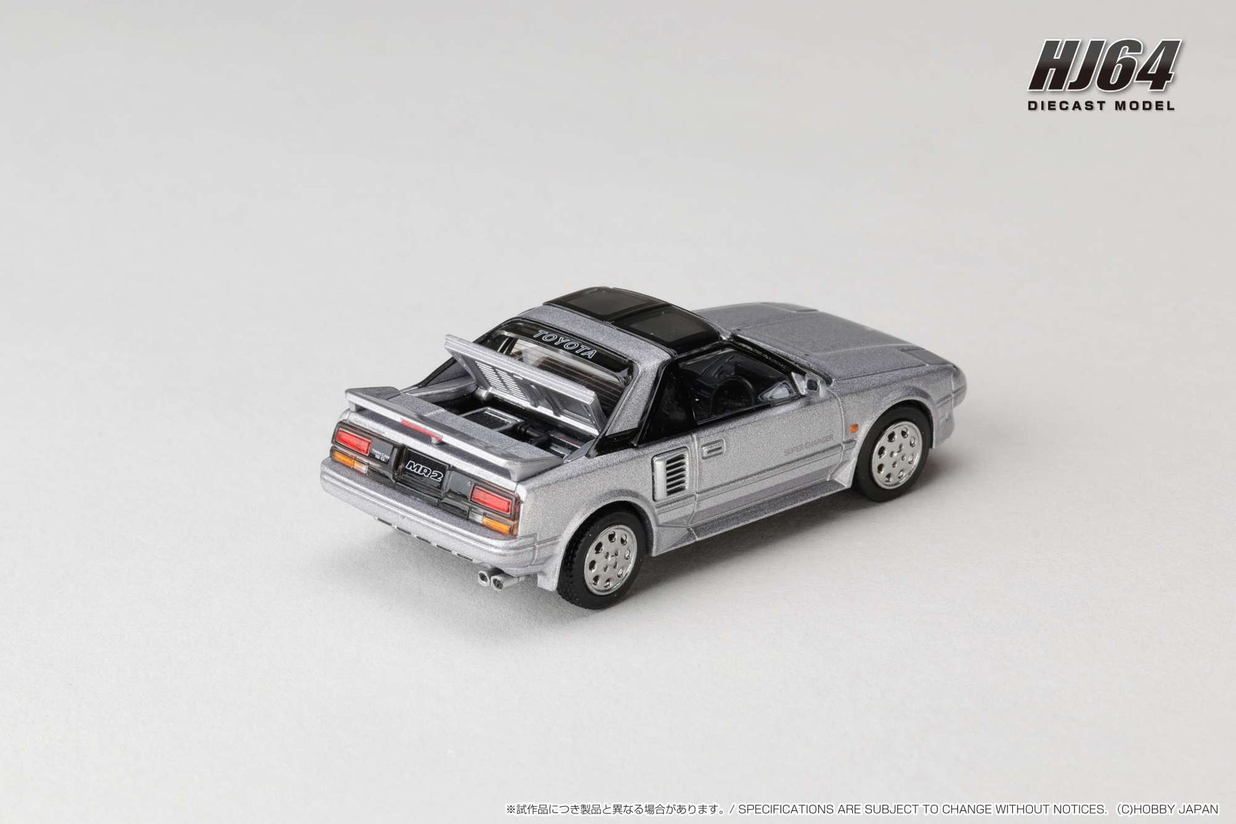 Hobby Japan 1:64 Toyota MR2 1600G-LIMITED SUPER CHARGER 1988 T BAR