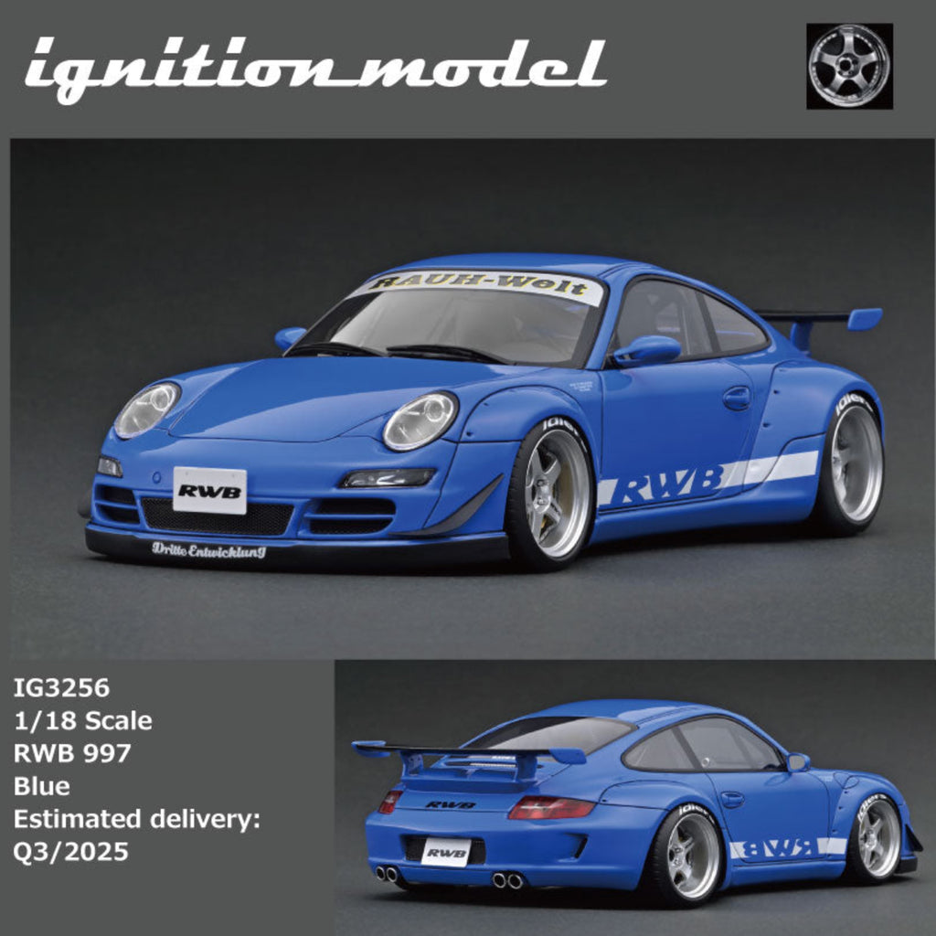 RWB997 ignition model1/18 シルバーオートサロン限定