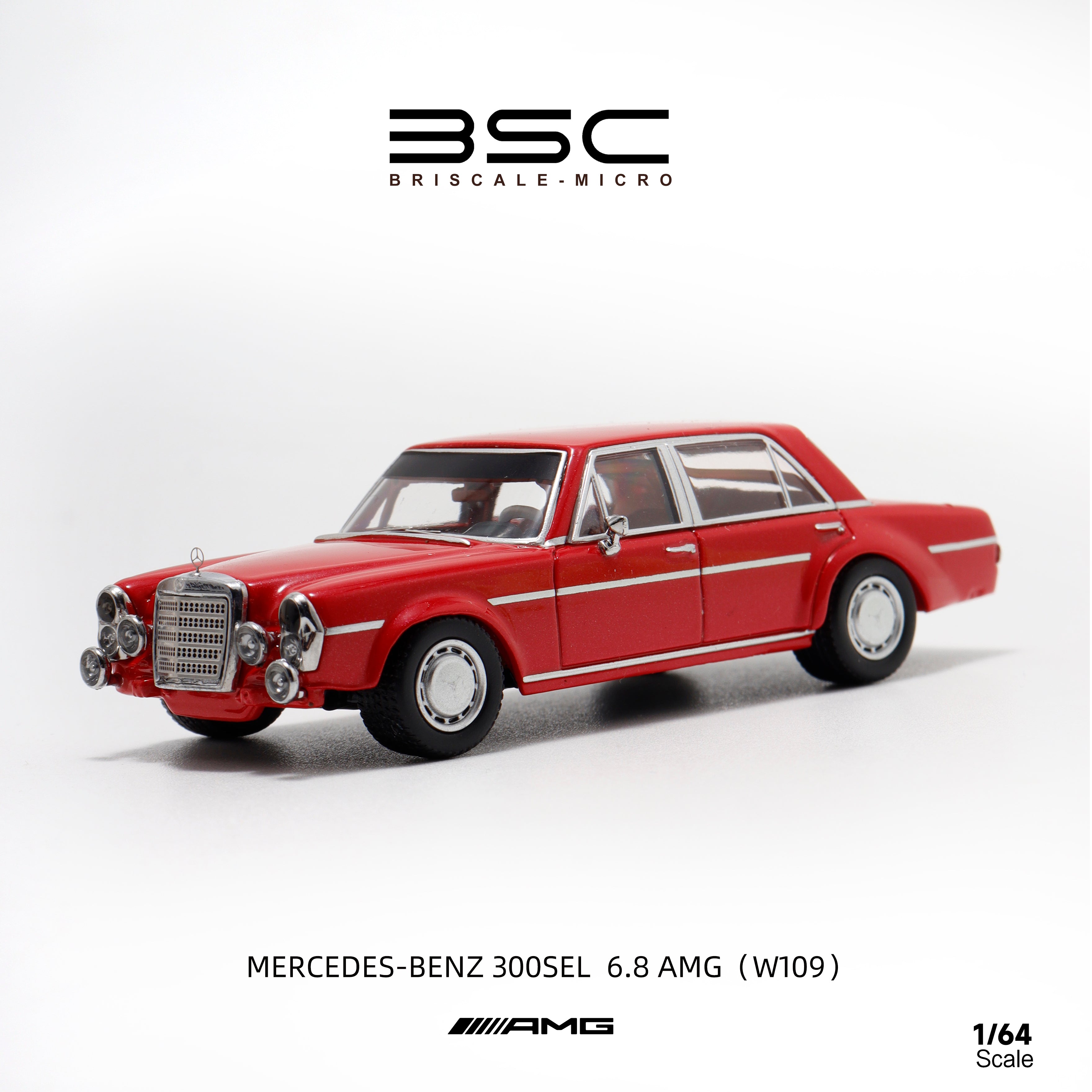 BSC 1:64 Mercedes Benz 300SEL W109 AMG four doors version (3
