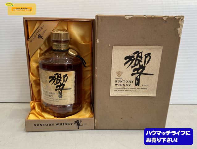 サントリー響旧17年〈表記なし〉向獅子 古酒 箱付き 希少 未開栓