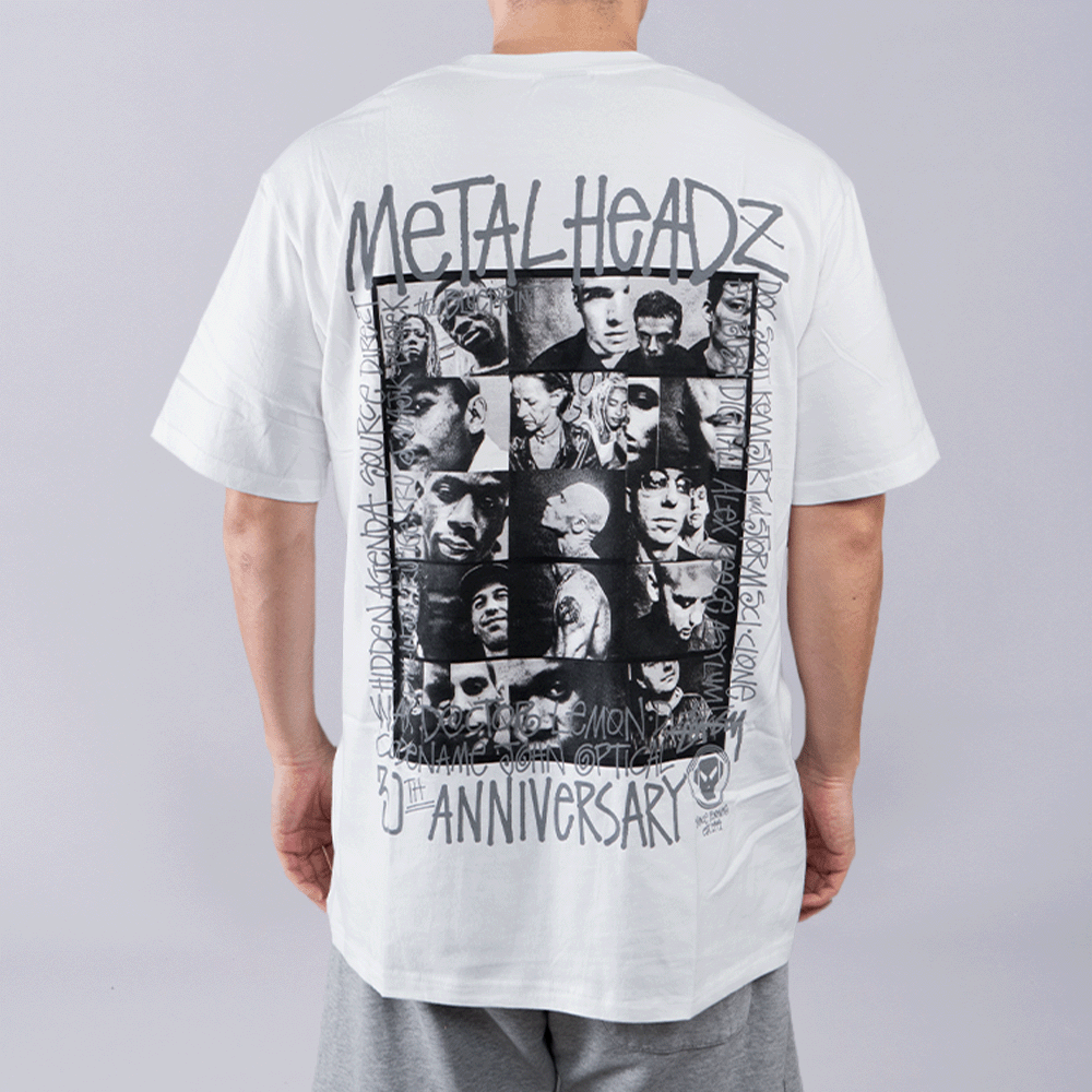 Stussy x Goldie Metalheadz 30 Tee White | HM8Store