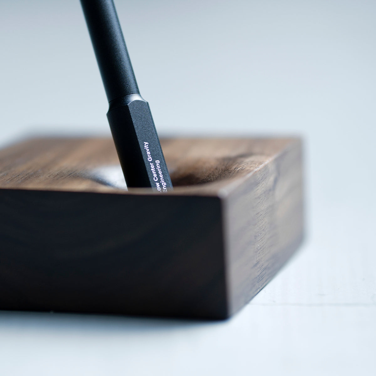 Walnut Block - A zen-like desktop landscape as solid walnut wood