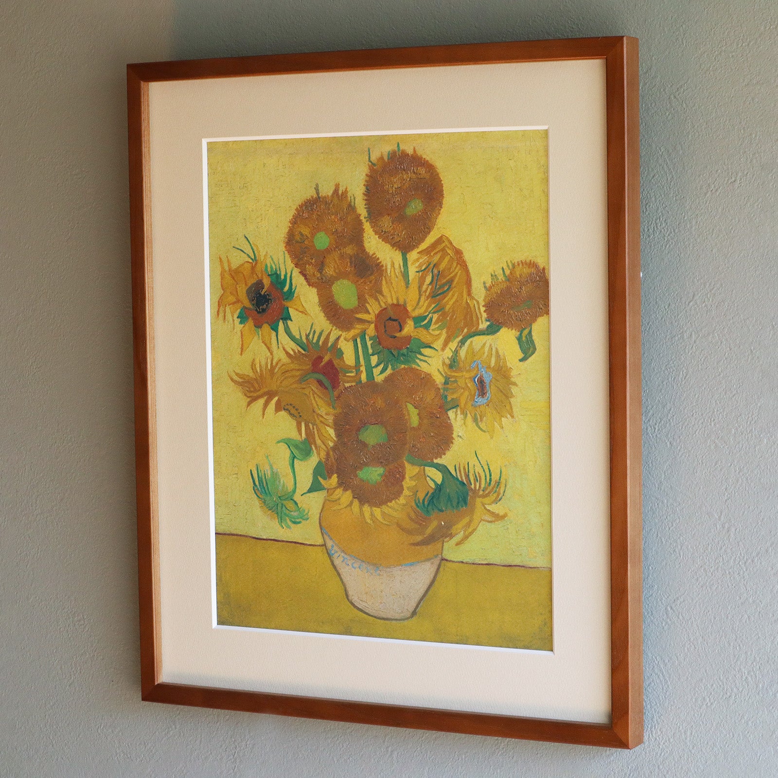 フィンセント・ファン・ゴッホ 絵画 ひまわり 良質キャンバス豪華 金箔