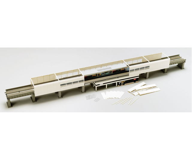 安い 【】鉄道模型 1/150 高架複線スラブ駅セットII(レールパターンHB