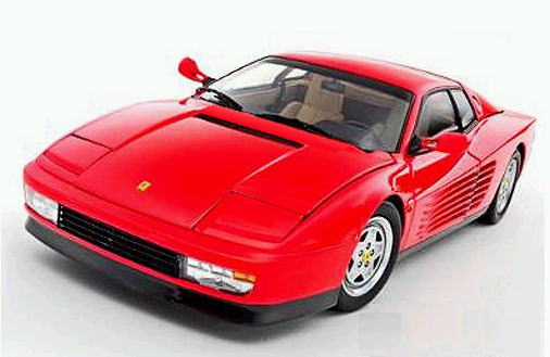 京商 1/18 フェラーリ テスタロッサ 1989 後期型 （レッド/インテリア
