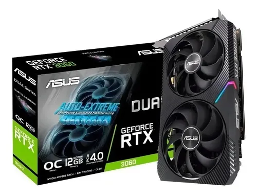 Placa de vídeo Nvidia Asus Dual GeForce RTX 30 Series RTX 3060