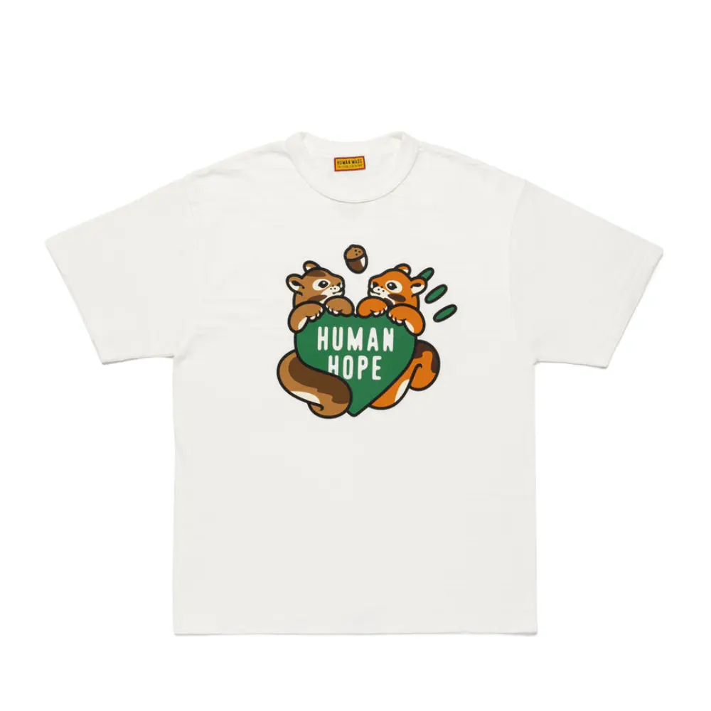 Huma Hope Graphic T Shirt White| Iconic Streetwear in Japan