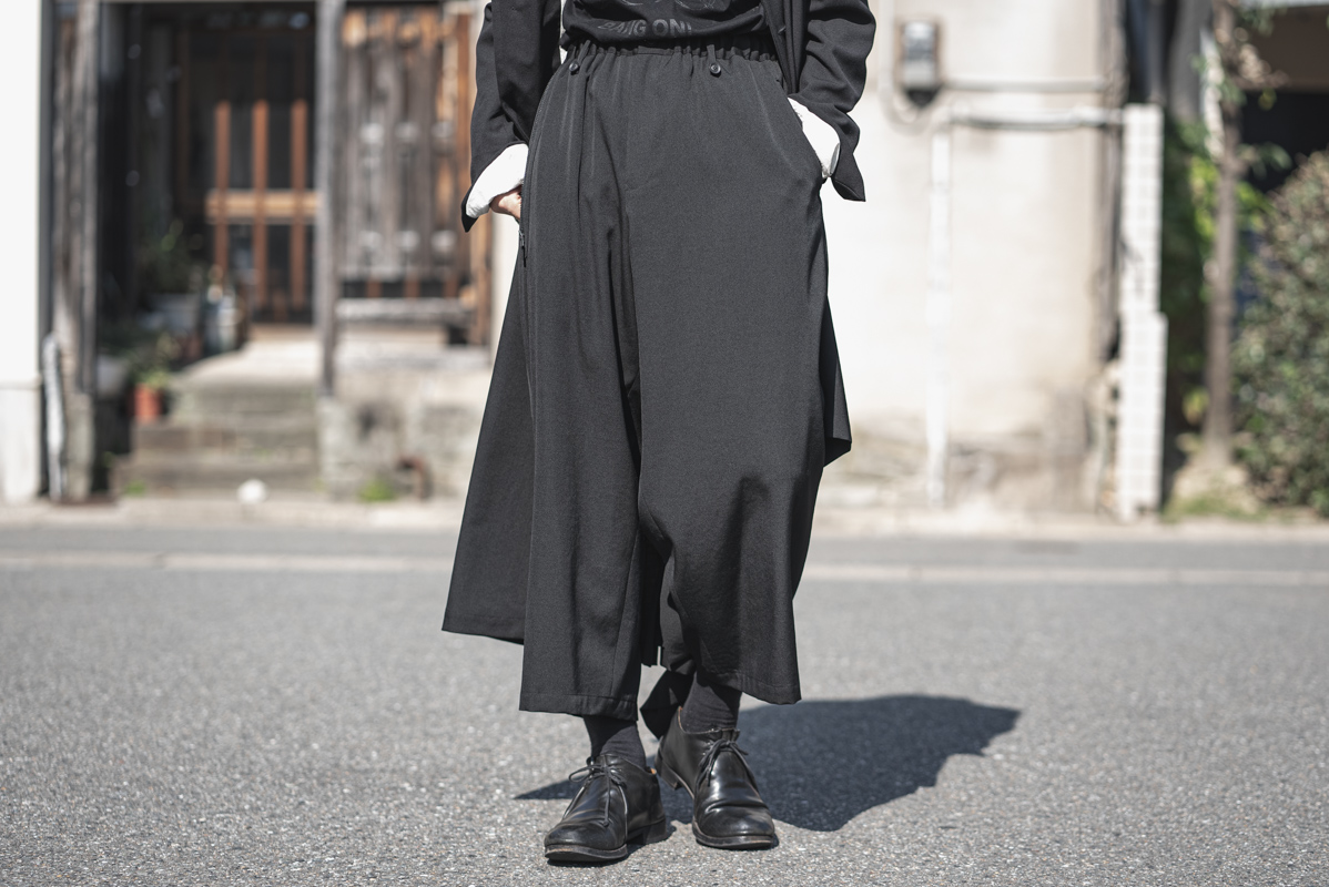 ヨウジヤマモト 2021-22AW ギャバジンジップラップパンツ | HUES 福岡