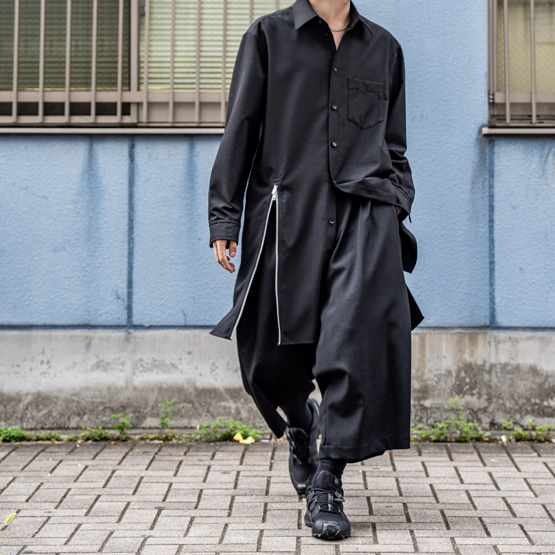 ヨウジヤマモト 2022AW 8部丈ギャバパンツ | HUES 福岡セレクトショップ