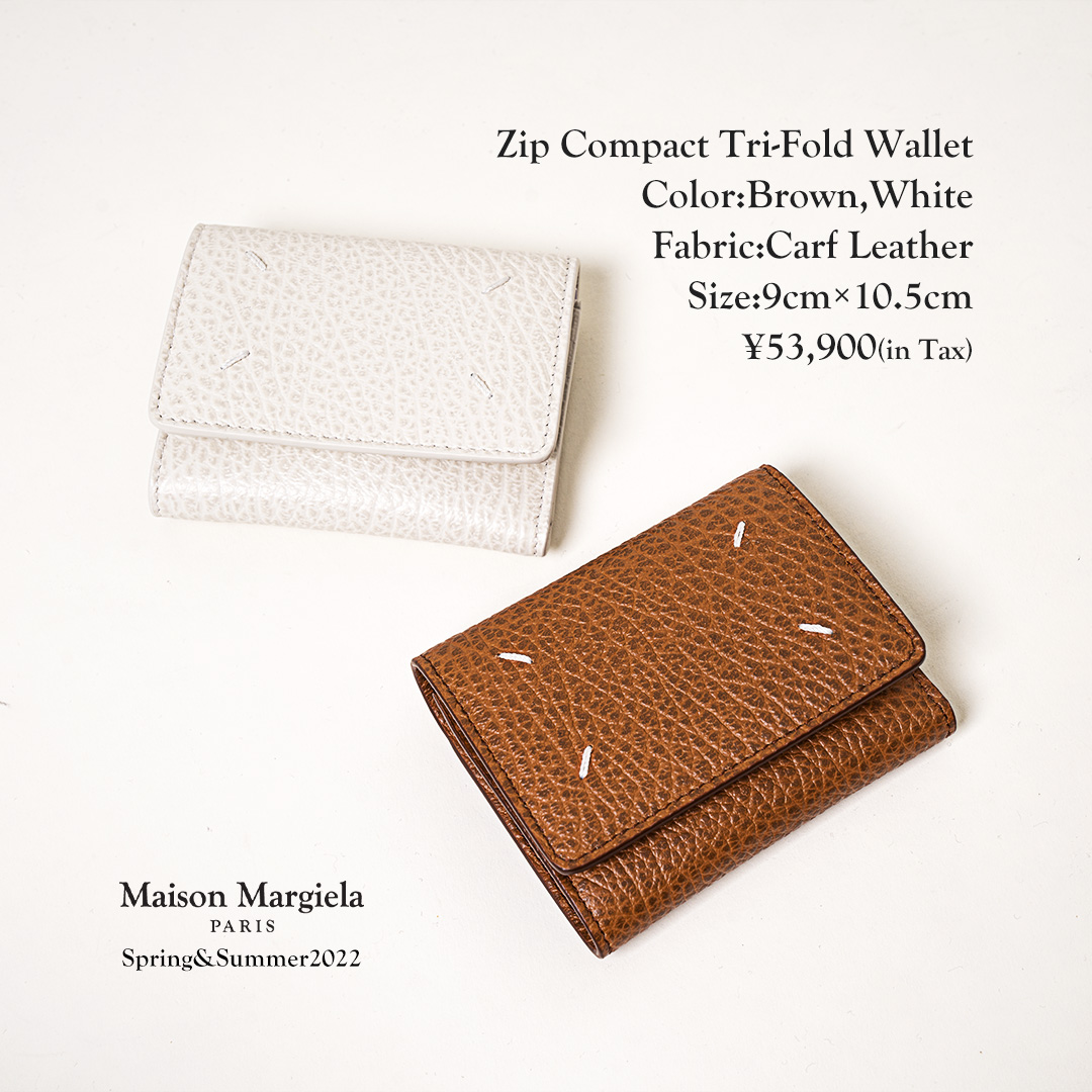 メゾンマルジェラのトリフォールド ウォレット | HUES 福岡セレクト