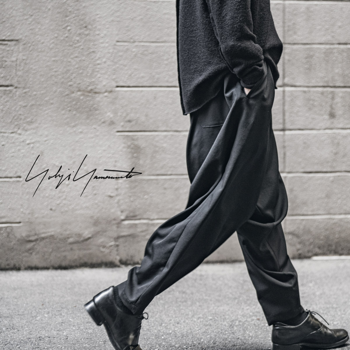 YOHJI YAMAMOTO ドレープパンツ | HUES 福岡セレクトショップ
