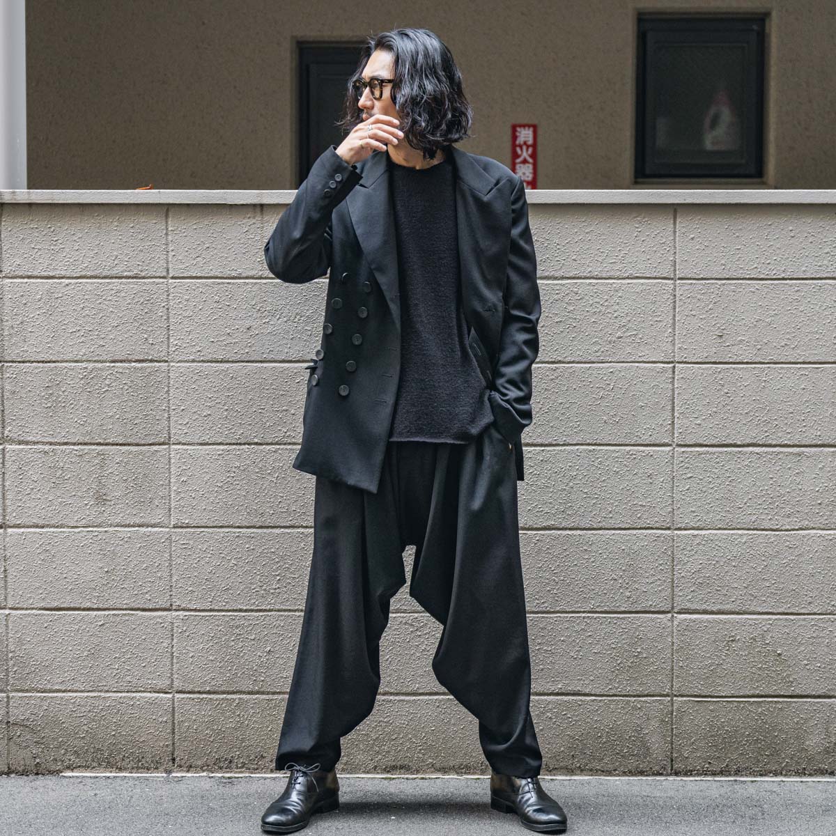 YOHJI YAMAMOTO ドレープパンツ | HUES 福岡セレクトショップ