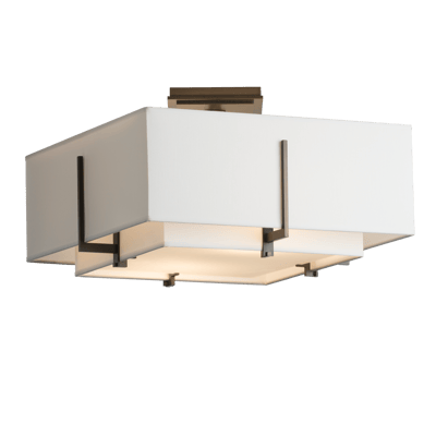Exos Double Shade Semi-Flush | by Hubbardton Forge | 126503