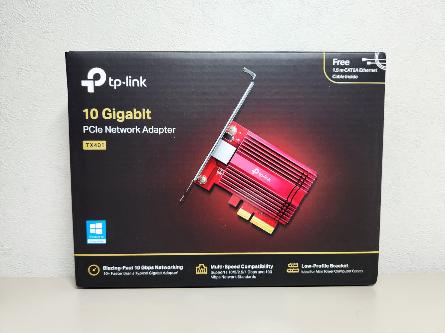 TP-Link TX401 レビュー】NASにおすすめ！10GbE対応PCIe接続のLAN