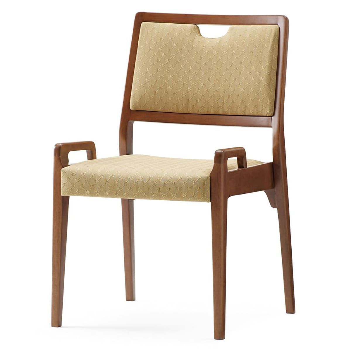 ダブルグリップチェア W1444-41BC｜ナゼロの木製椅子