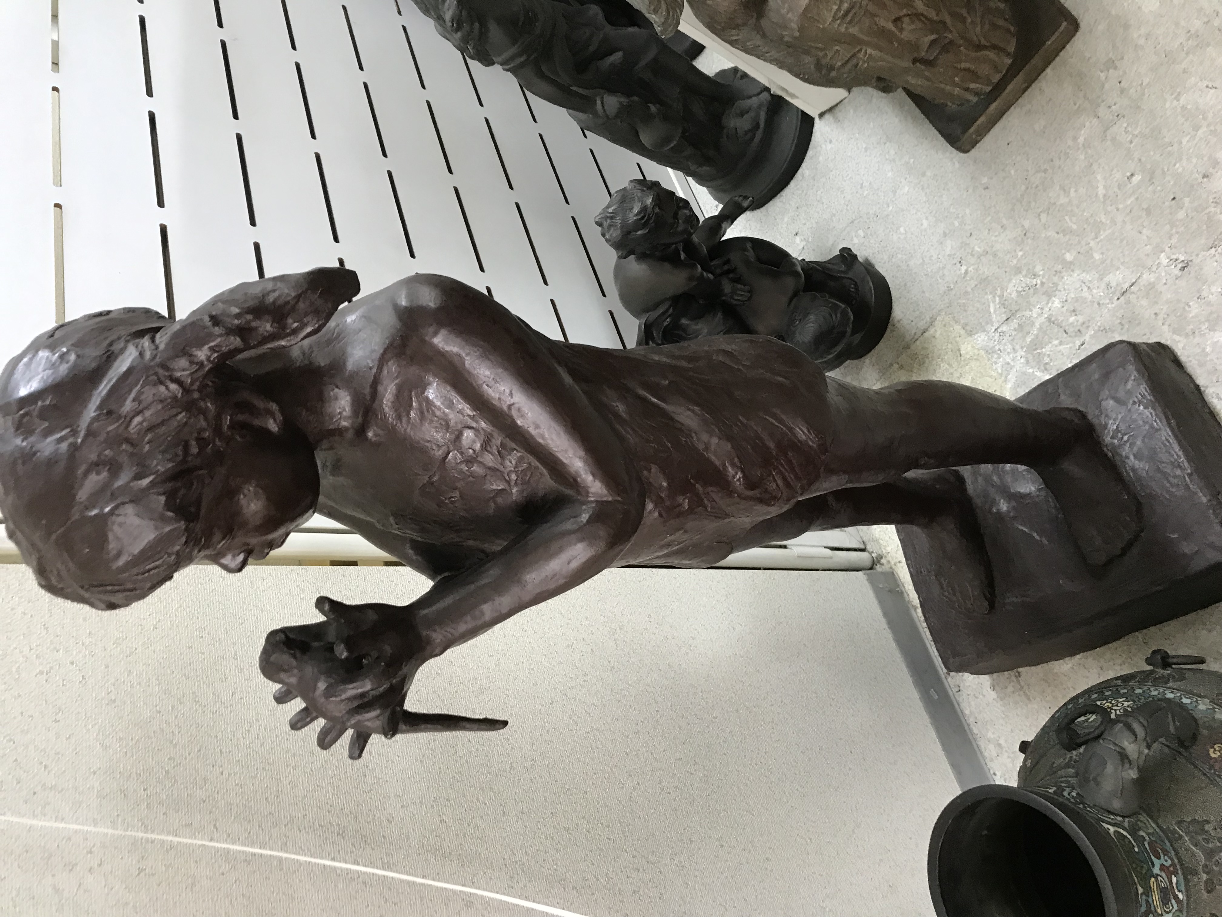 田中昭のブロンズ像買取りました/福岡市中央区・骨董品買取 | 骨董品