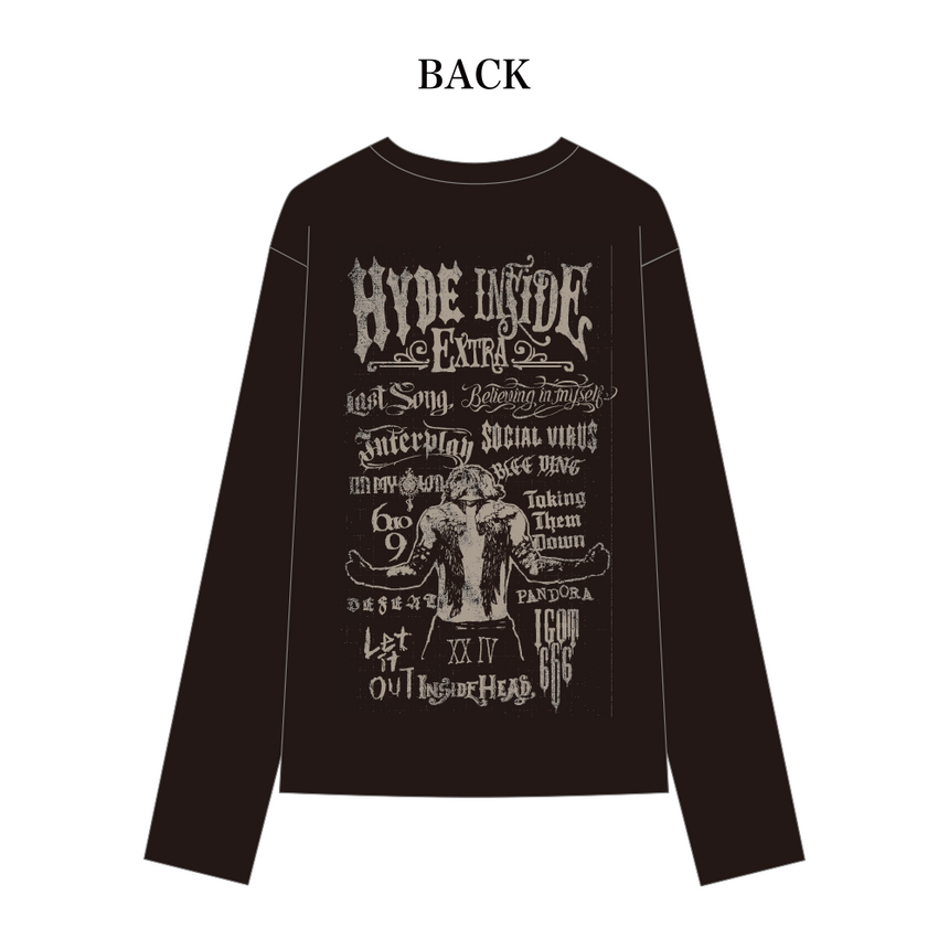 LONG SLEEVE T-SHIRT (BLACK) – HYDE ONLINE STORE