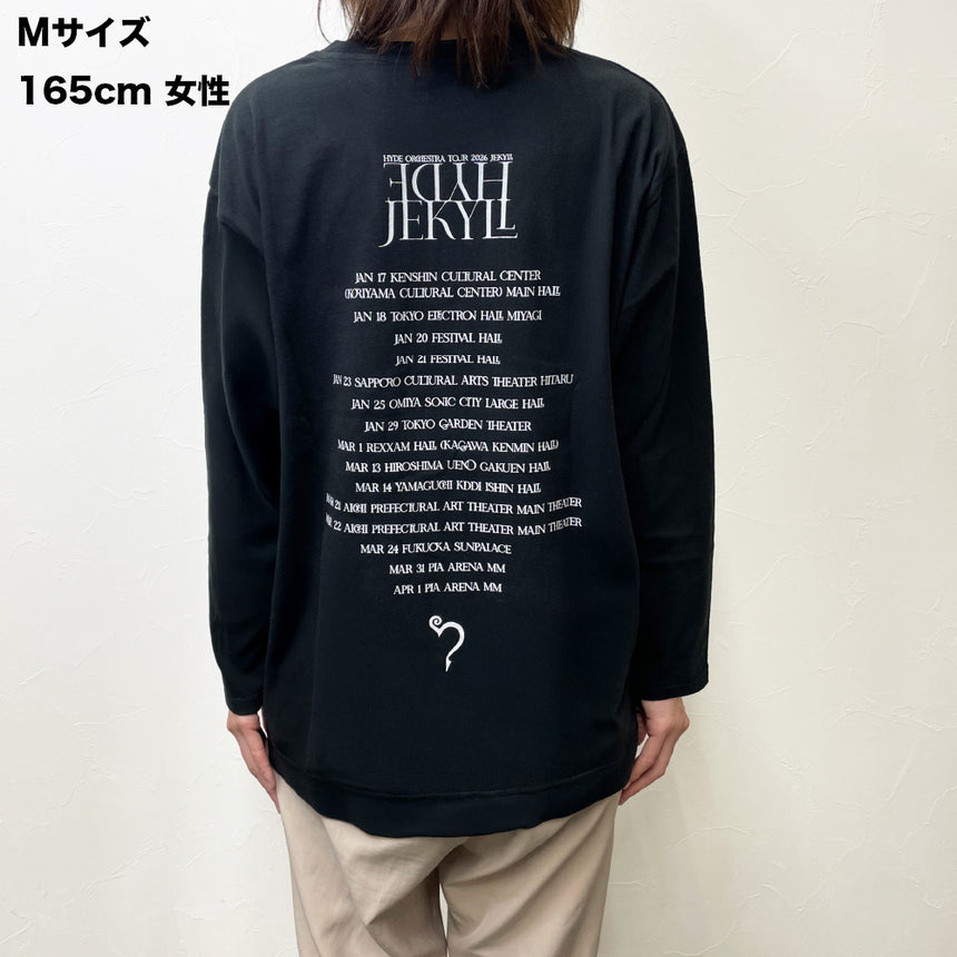 TOUR LONG SLEEVE T-SHIRT（BLACK） – HYDE ONLINE STORE