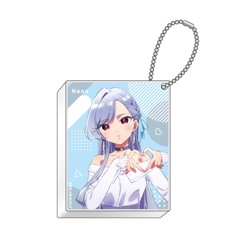 100カノ22巻アクリルブロック、100カノRADIOオリジナルロゴステッカー