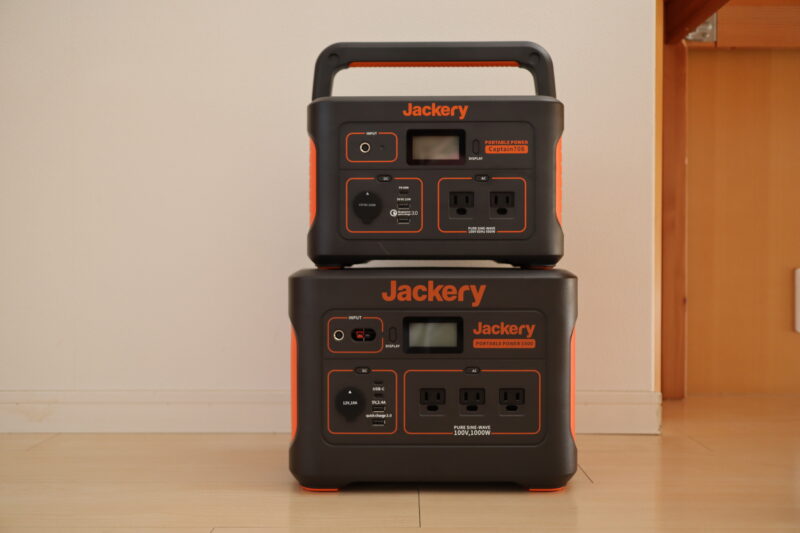 ポータブル電源のJackery(ジャクリ)708と1000を徹底比較！4つの特徴も