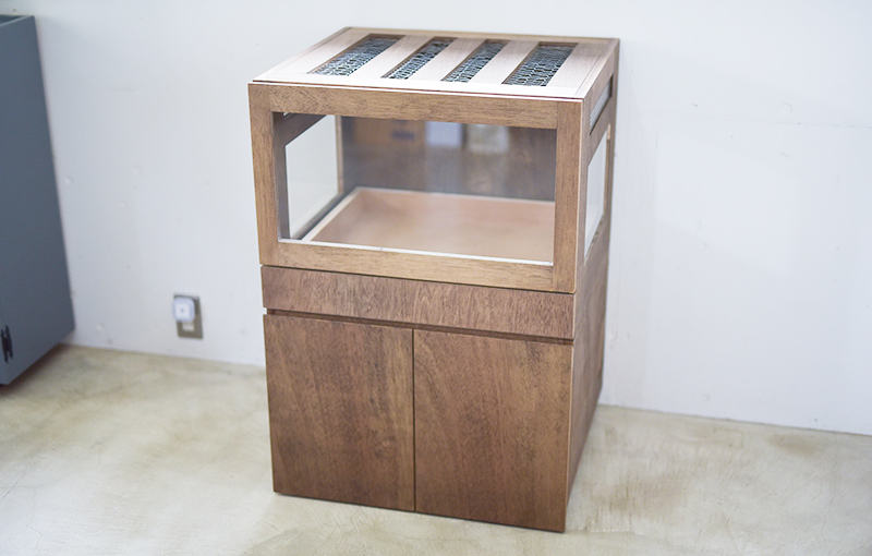 FandK爬虫類木製ケージ pieni レイアウトストーン他含む FandK