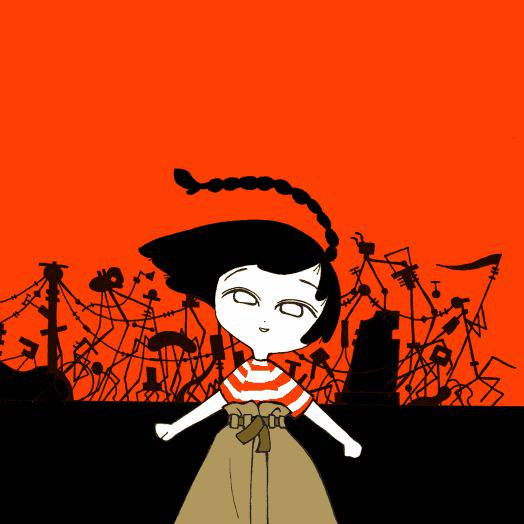 迷宮物語」告知ポスター アニメ映画 りんたろうラビリンス