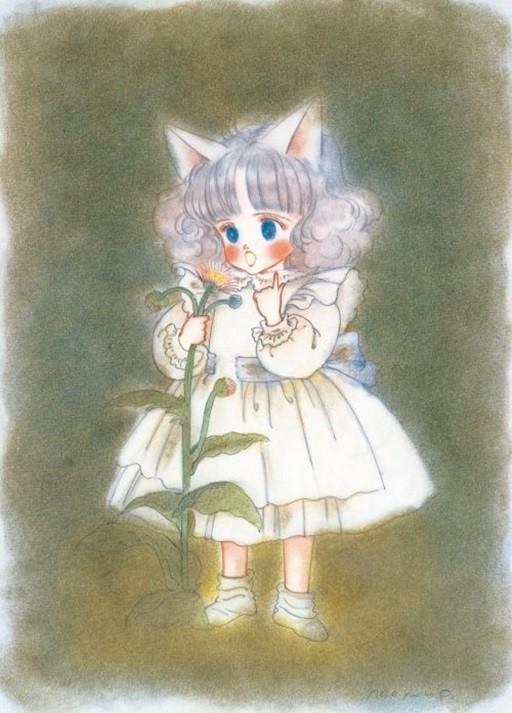 大島弓子 綿の国星 チビ猫陶器フィギュア5体セット 未開封】綿