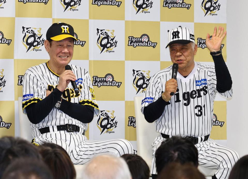 阪神 田淵氏×掛布氏の特別トークショー 掛布氏「恩返しできた85年