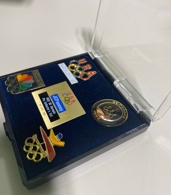 1992 オリンピック ピンセット、ヴィンテージ オリンピック ブローチ