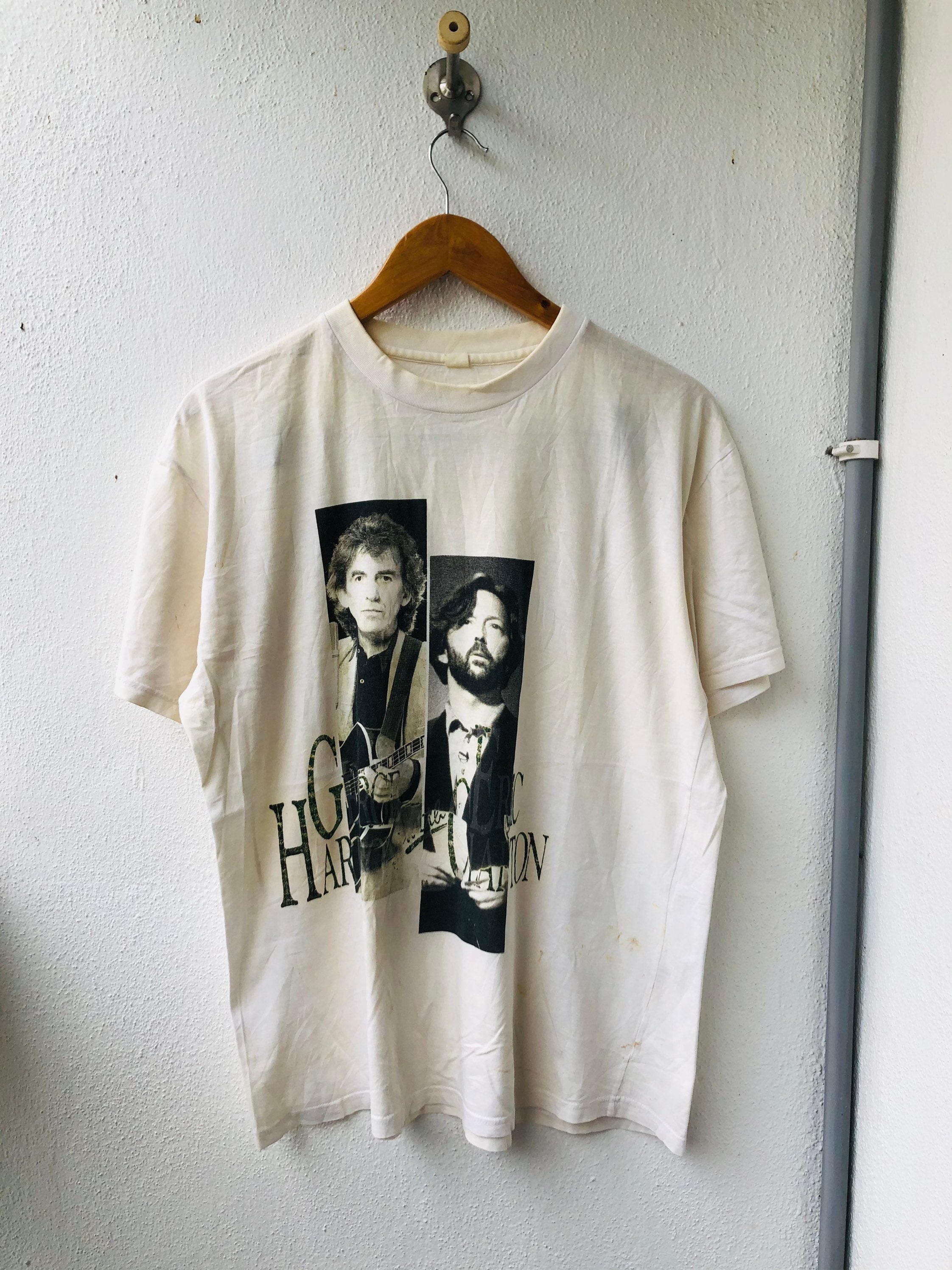 GEOGE HARRISON with ERIC CLAPTON Tシャツ L GEOGE HARRISON with