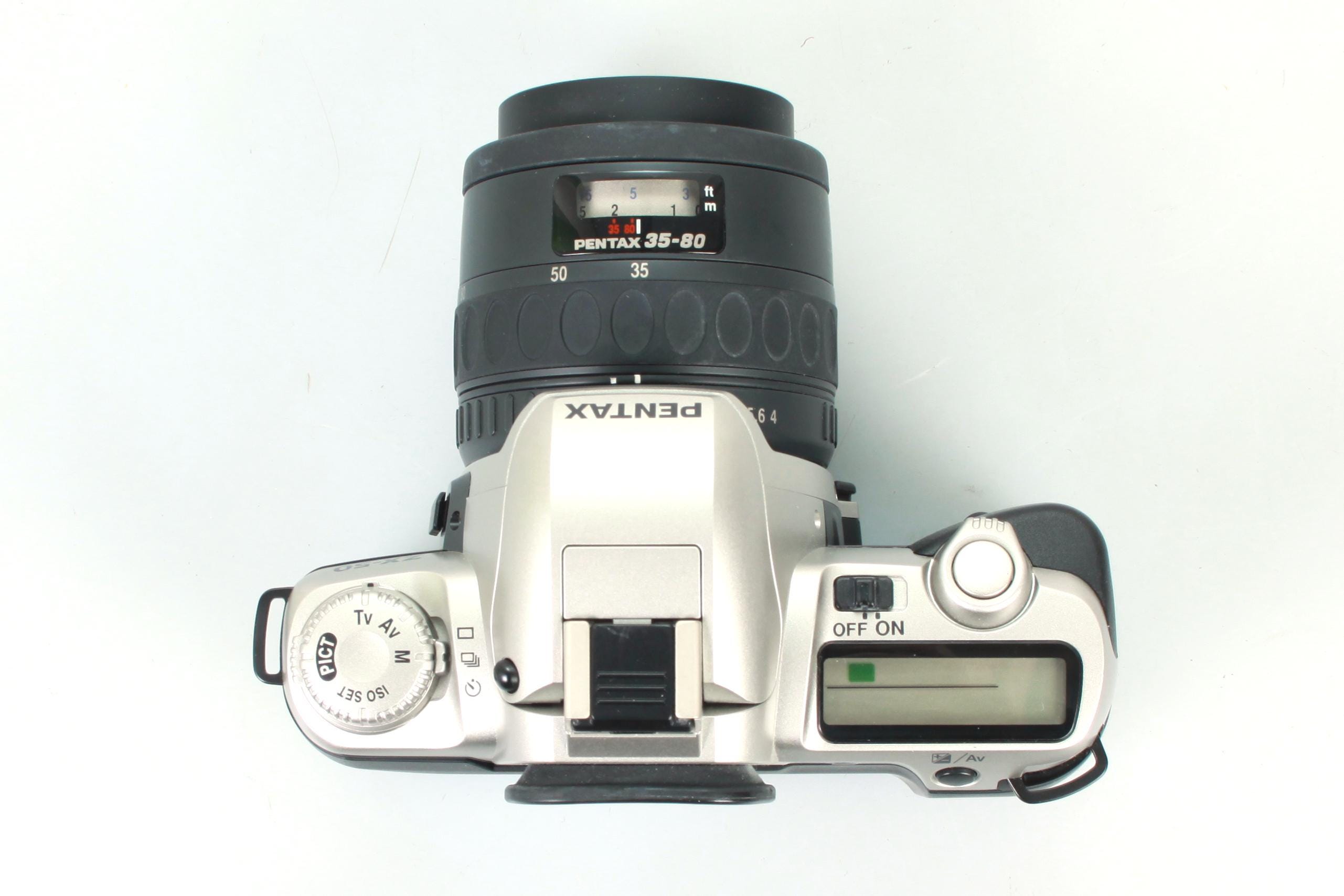 ペンタックス ZX-50 35 mm 一眼レフフィルムカメラ & 35-80 mm ズーム