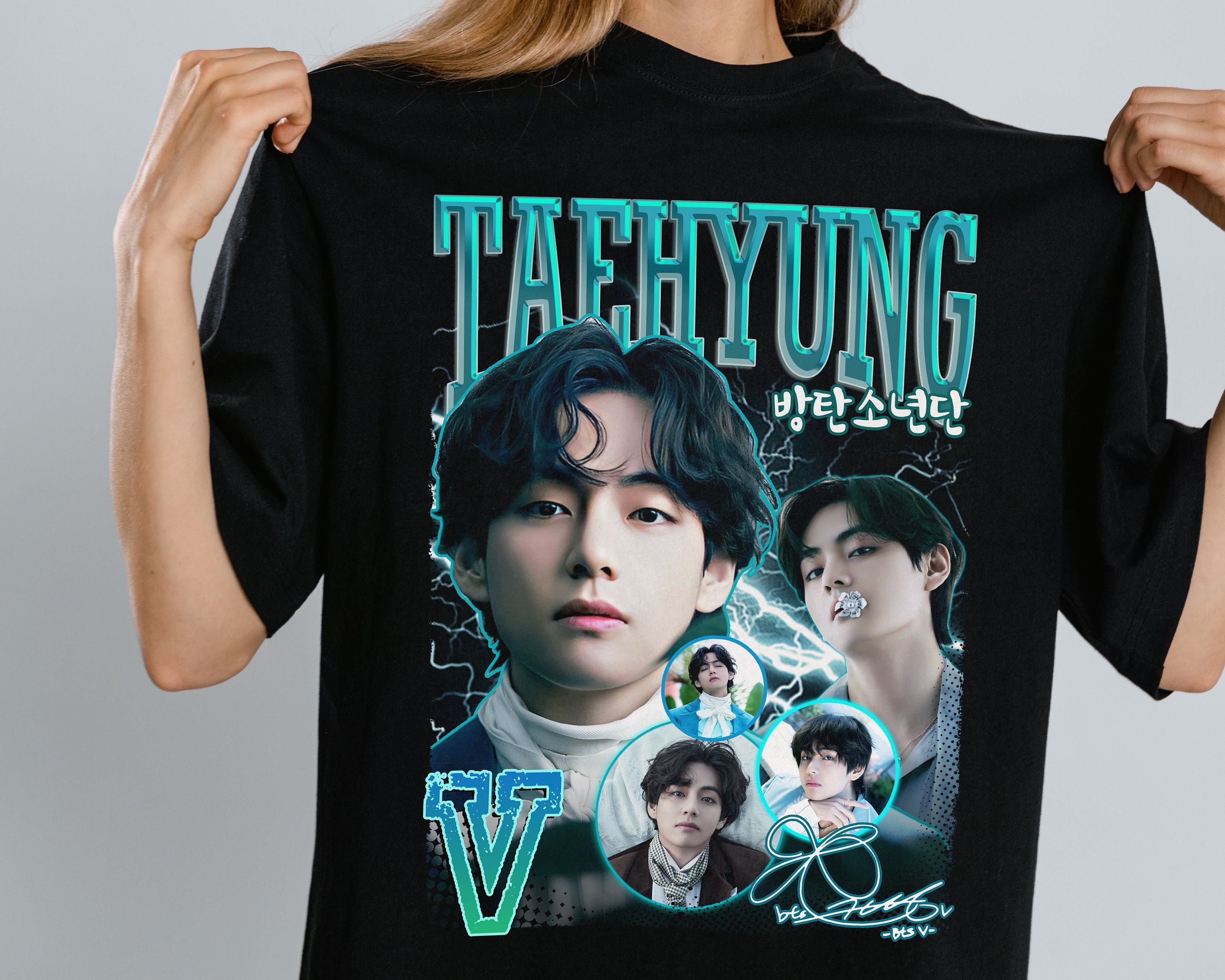 BTS V テテ layover ヨンタン Tシャツ Mサイズ 新品未開封 V テテ BTS M