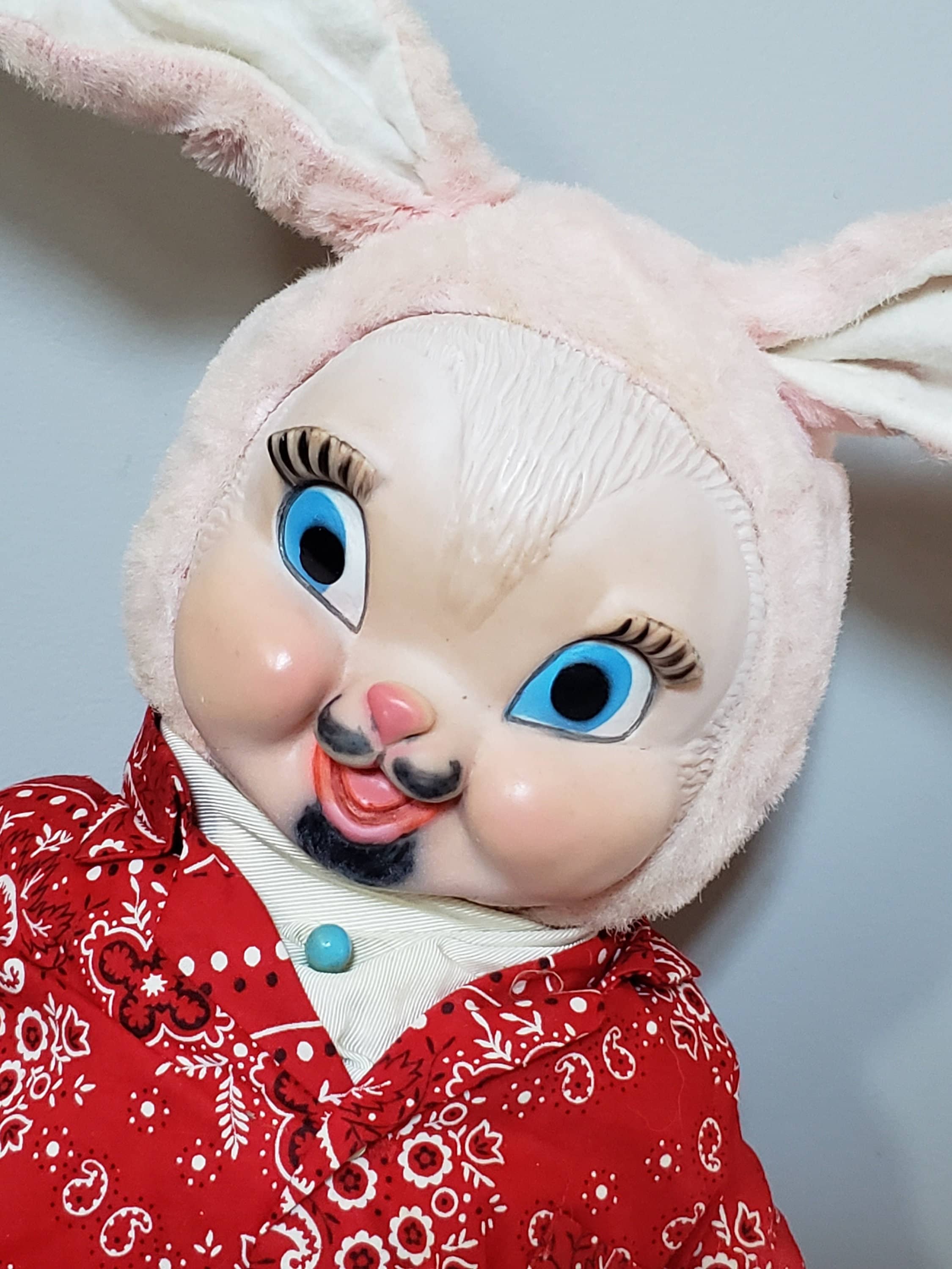 ラシュトン バニー うさぎ ラバーフェイス ビンテージ ラシュトン