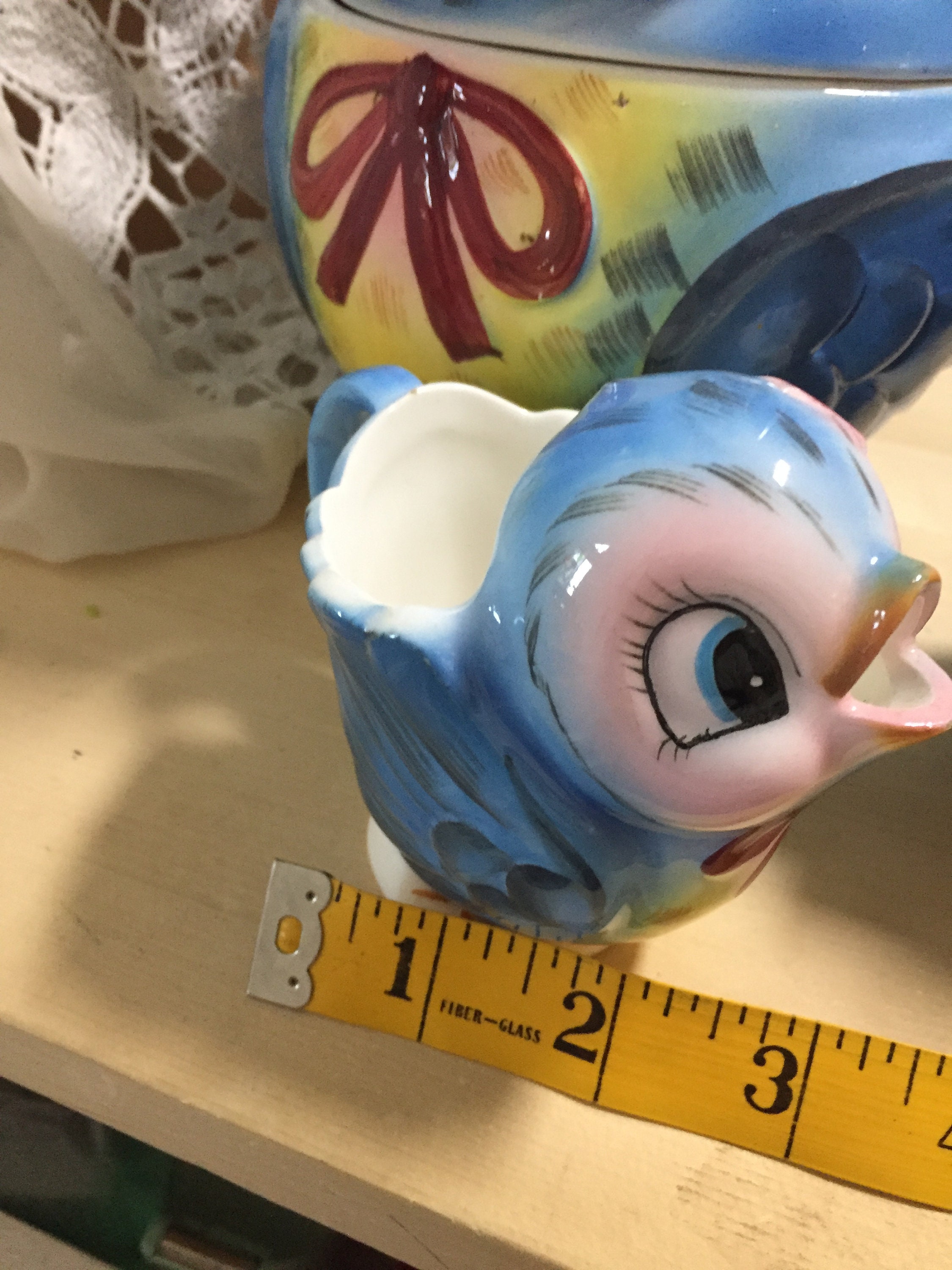 ヴィンテージ レフトン ブルーバード クリーム＆シュガー - Etsy 日本