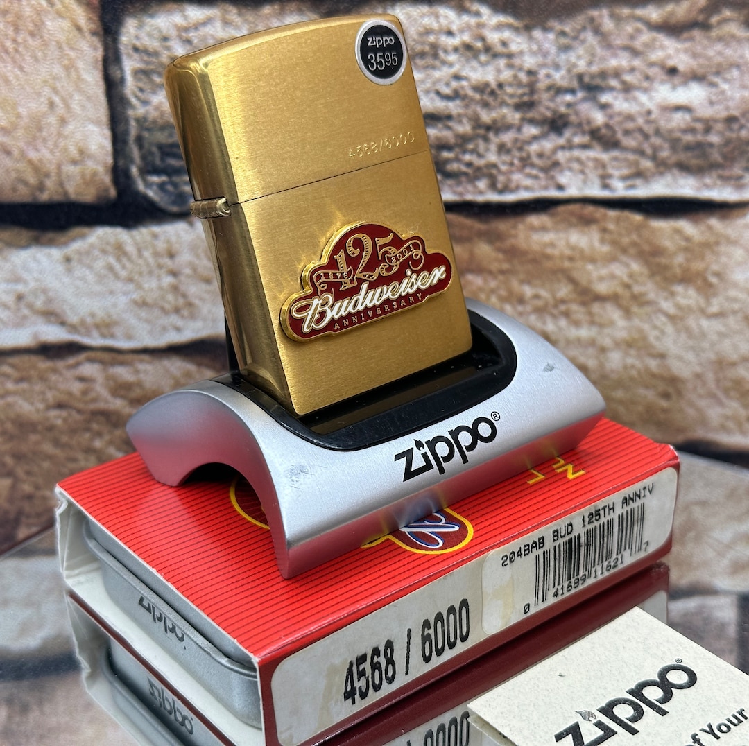 ZIPPO Budweiser 125th Anniversary Limited Edition 4568 / 6000 New