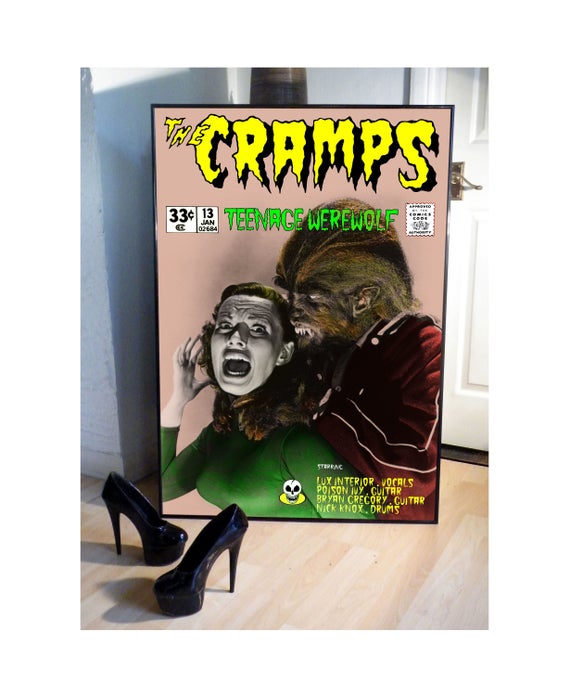 CRAMPS ポスターガレージパンク