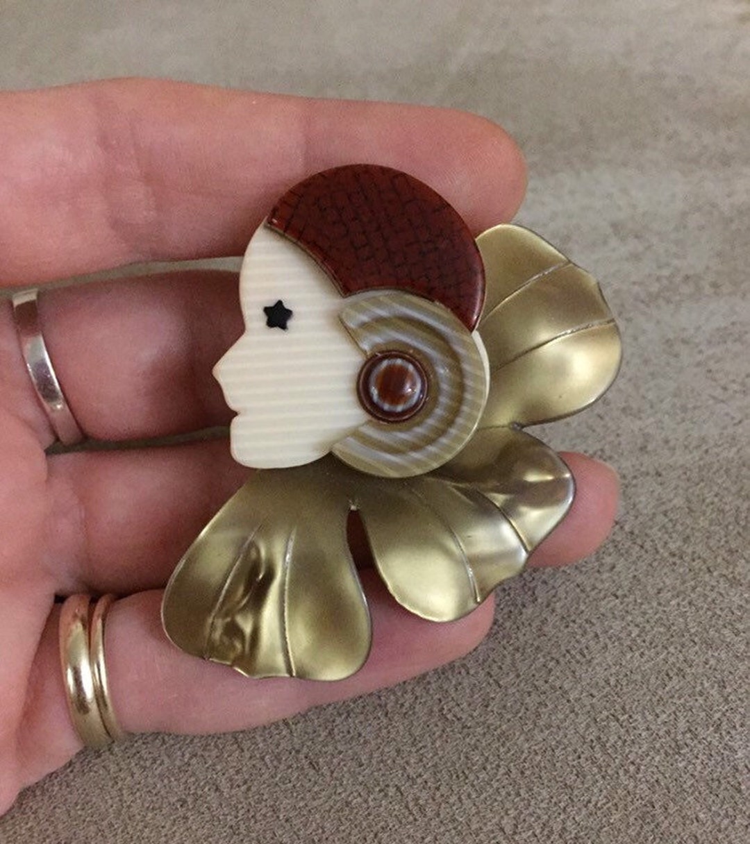 LEA STEIN PARIS りんごブローチ ハート ヴィンテージ LEA STEIN PARIS