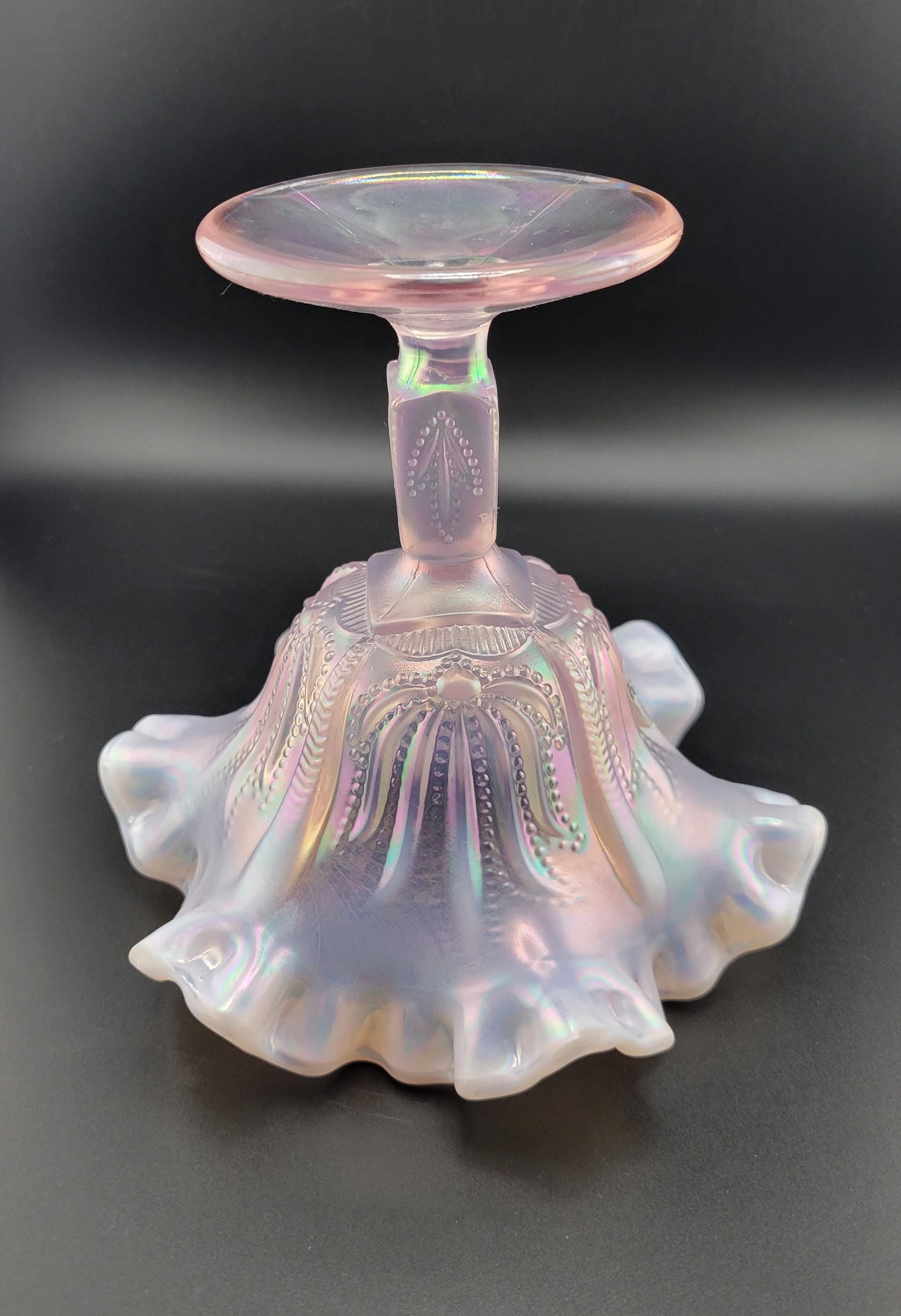 50s〜オールドフェントンFentonクランベリーオパールセントUSアンティーク