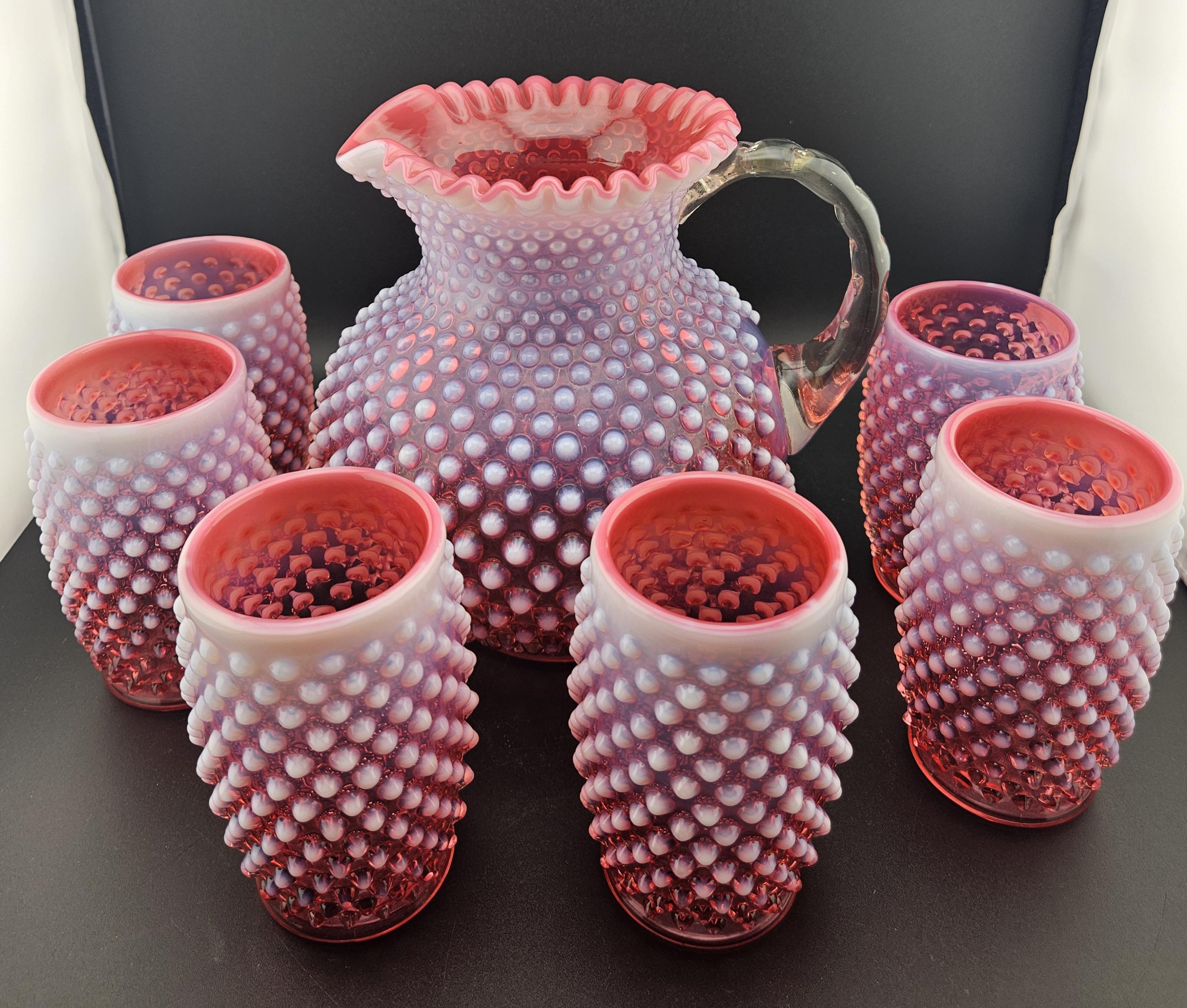 希少品！スペシャル！40s～クランベリーオパールセント コインドット