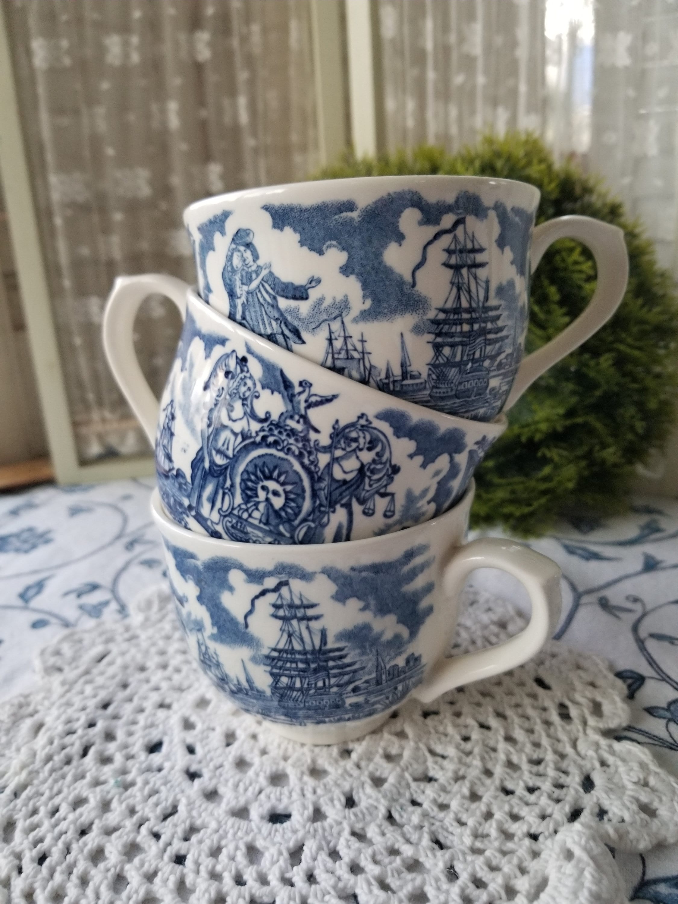 Shenango Navy China - Etsy