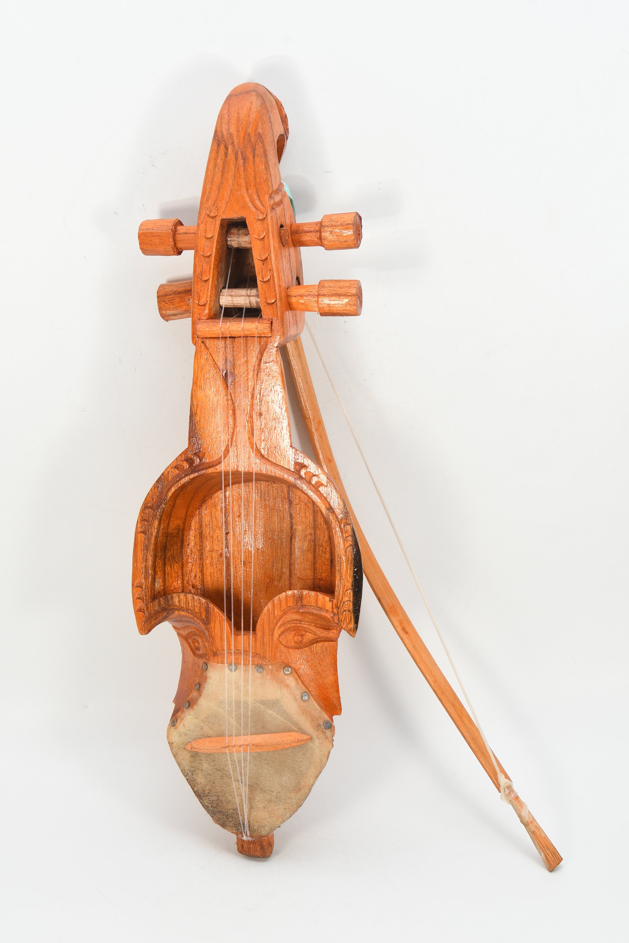 希少】インドネシア 民族楽器 スンダ・シテル 木彫り 希少