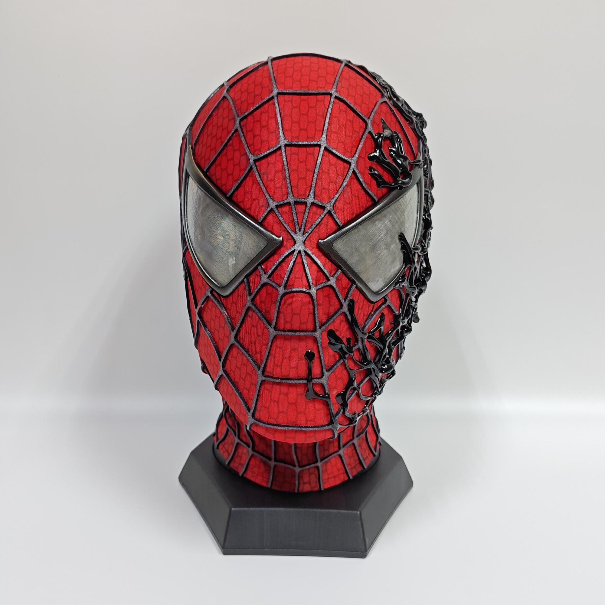 スパイダーマン マスク コスプレ 1/1 3D シェルマスク black