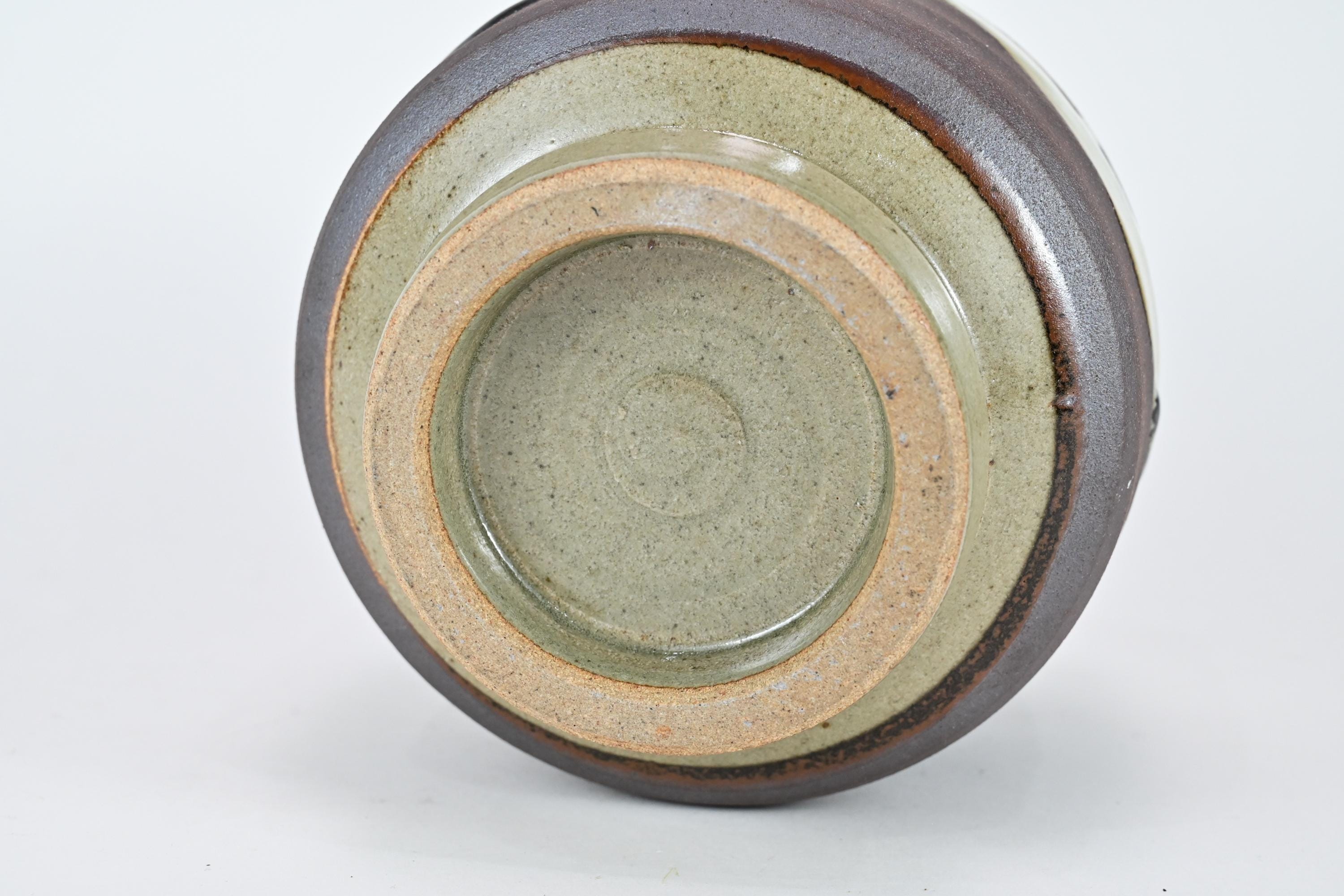 濱田庄司のスタイルを踏襲したヴィンテージの益子焼花瓶 - Etsy 日本