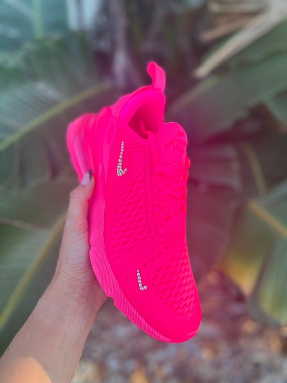 RARE Hyperpink Swarvoski Nike Air Max 270 for Women - Etsy